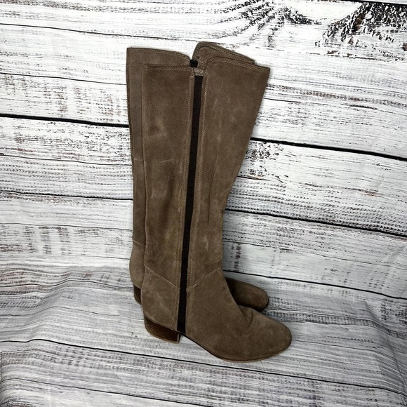 Steve Madden Taupe Over the Knee Boots - Picture 3 of 5